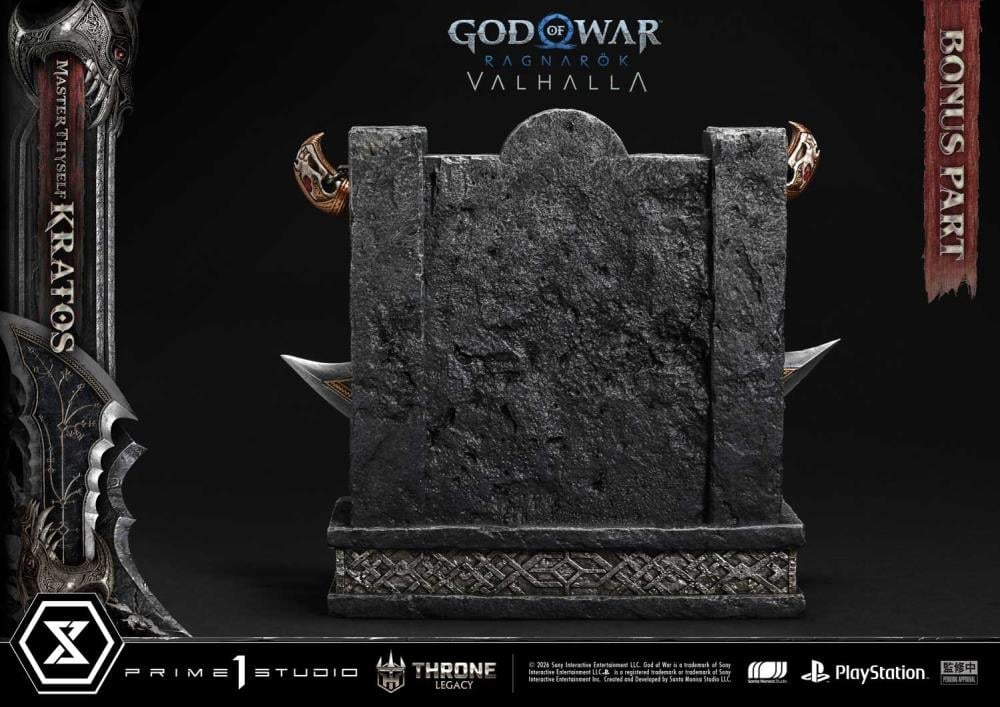 God of War Ragnarok Throne Legacy Master Thyself Kratos (Bonus Ver.) 1/3 Scale Limited Edition Statue Gallery Image 8