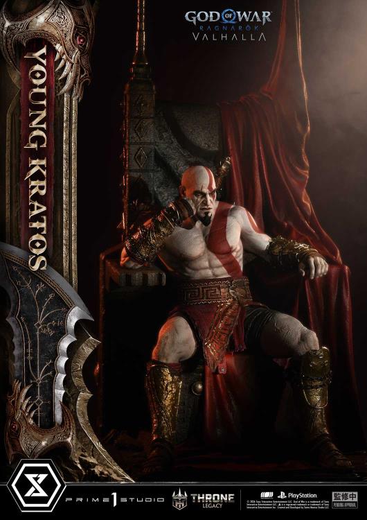 God of War Ragnarok Throne Legacy Young Kratos (Bonus Ver.) 1/3 Scale Limited Edition Statue Gallery Image 22