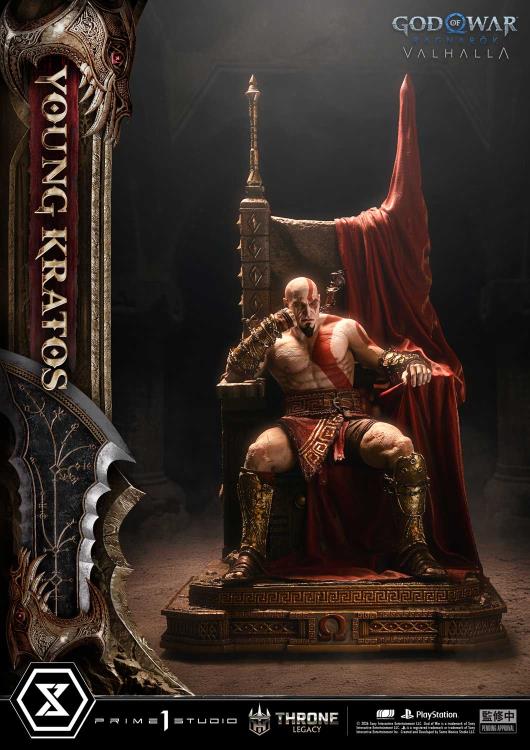 God of War Ragnarok Throne Legacy Young Kratos (Bonus Ver.) 1/3 Scale Limited Edition Statue Gallery Image 3