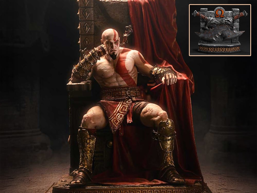 God of War Ragnarok Throne Legacy Young Kratos (Bonus Ver.) 1/3 Scale Limited Edition Statue Gallery Image 1
