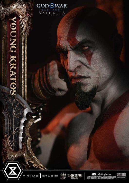 God of War Ragnarok Throne Legacy Young Kratos (Bonus Ver.) 1/3 Scale Limited Edition Statue Gallery Image 19