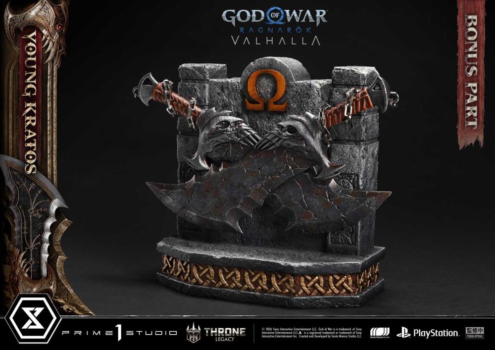 God of War Ragnarok Throne Legacy Young Kratos (Bonus Ver.) 1/3 Scale Limited Edition Statue Gallery Image 6