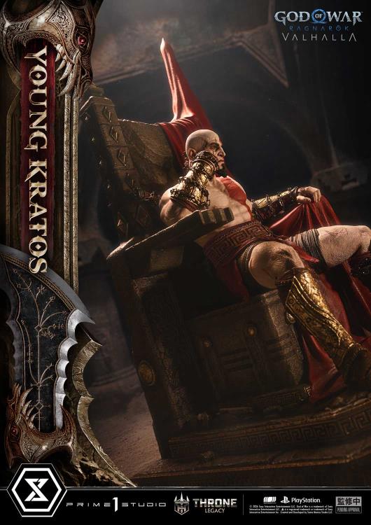 God of War Ragnarok Throne Legacy Young Kratos (Bonus Ver.) 1/3 Scale Limited Edition Statue Gallery Image 14