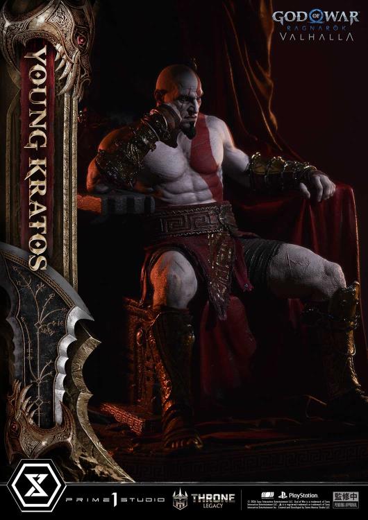 God of War Ragnarok Throne Legacy Young Kratos (Bonus Ver.) 1/3 Scale Limited Edition Statue Gallery Image 21