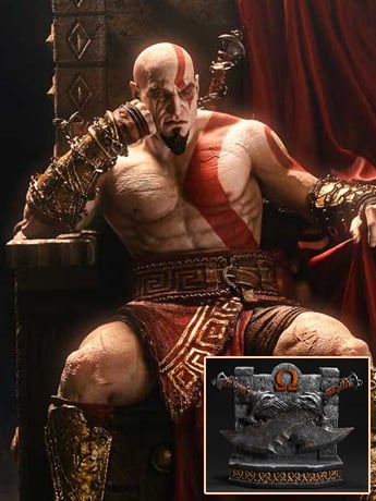 God of War Ragnarok Throne Legacy Young Kratos (Bonus Ver.) 1/3 Scale Limited Edition Statue Gallery Image 2