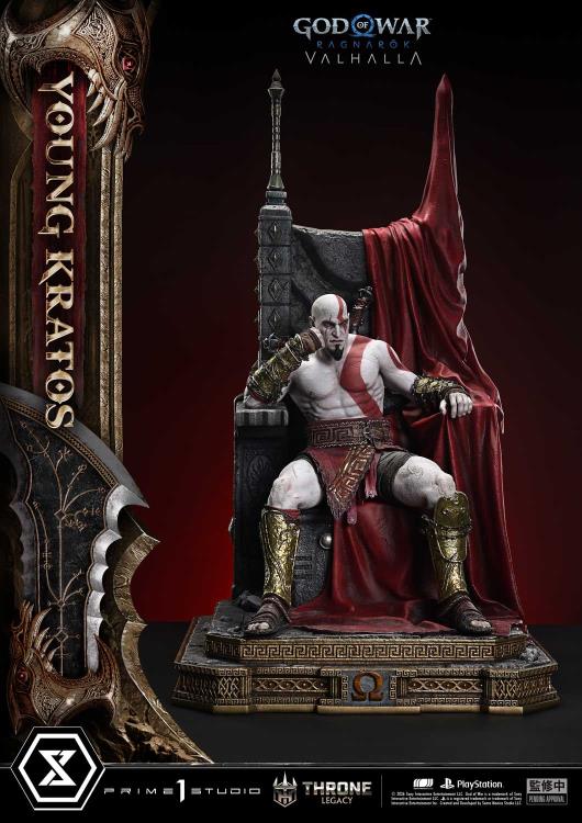 God of War Ragnarok Throne Legacy Young Kratos (Bonus Ver.) 1/3 Scale Limited Edition Statue Gallery Image 36