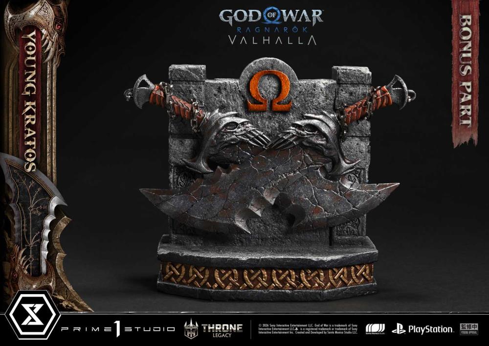 God of War Ragnarok Throne Legacy Young Kratos (Bonus Ver.) 1/3 Scale Limited Edition Statue Gallery Image 7