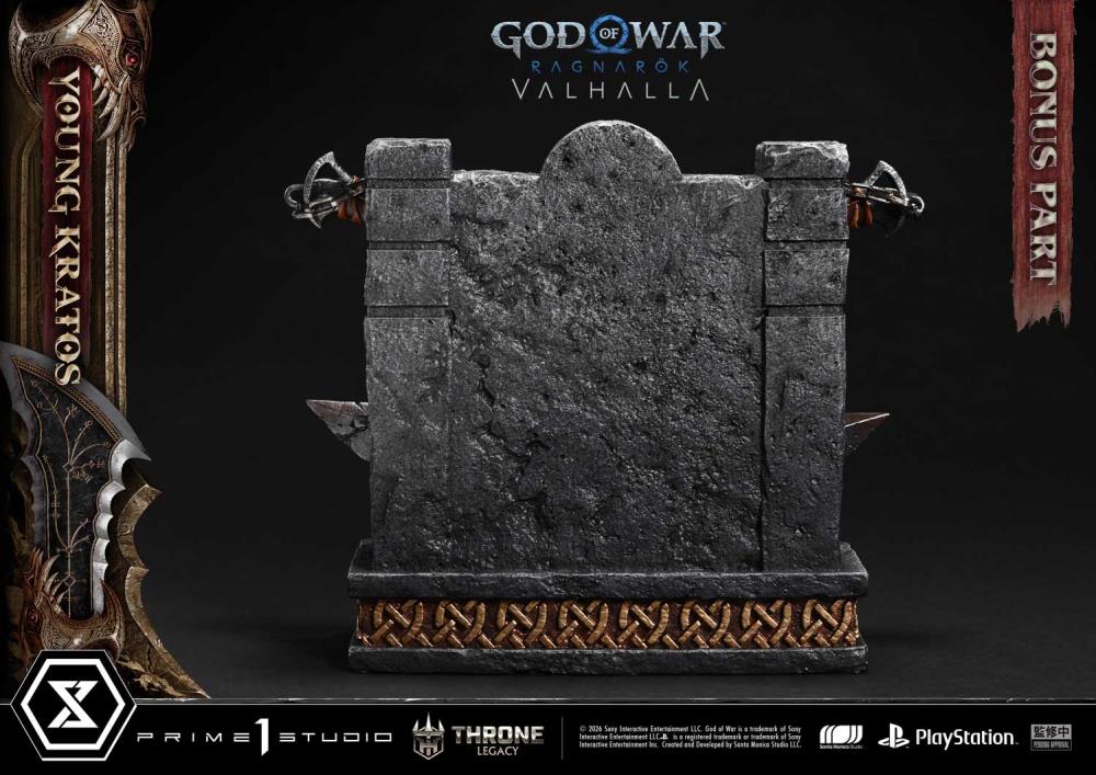 God of War Ragnarok Throne Legacy Young Kratos (Bonus Ver.) 1/3 Scale Limited Edition Statue Gallery Image 8