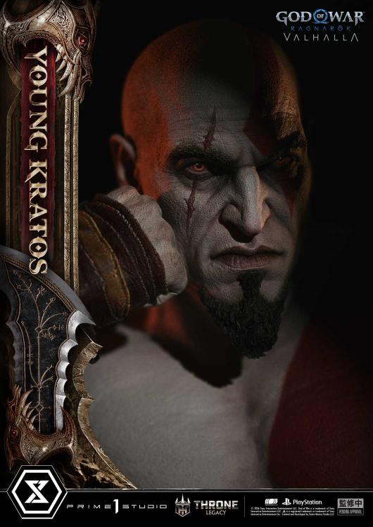 God of War Ragnarok Throne Legacy Young Kratos (Bonus Ver.) 1/3 Scale Limited Edition Statue Gallery Image 18