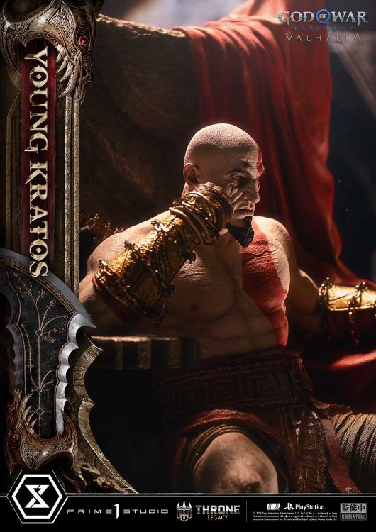 God of War Ragnarok Throne Legacy Young Kratos (Bonus Ver.) 1/3 Scale Limited Edition Statue Gallery Image 13