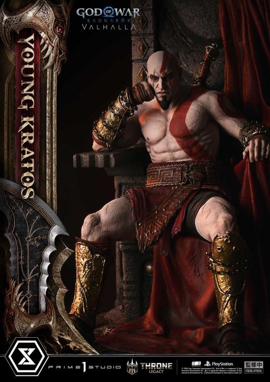 God of War Ragnarok Throne Legacy Young Kratos (Bonus Ver.) 1/3 Scale Limited Edition Statue Gallery Image 23