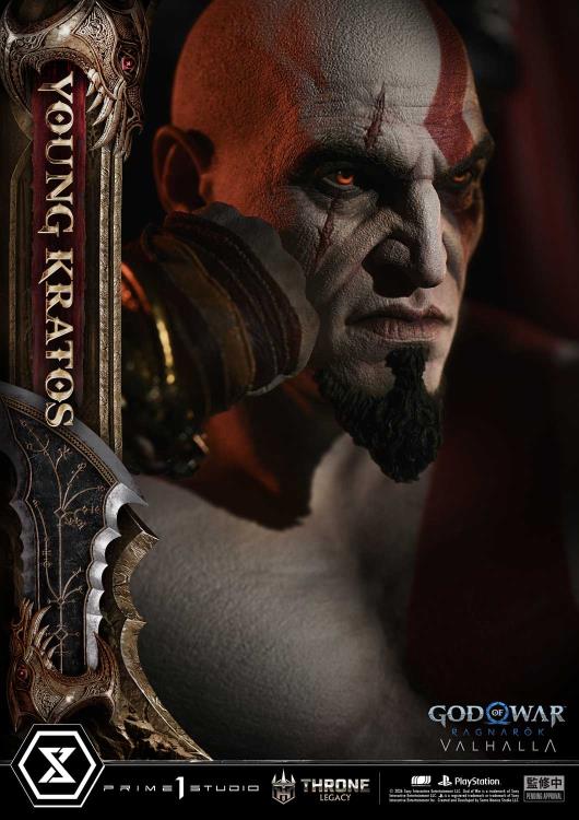 God of War Ragnarok Throne Legacy Young Kratos (Bonus Ver.) 1/3 Scale Limited Edition Statue Gallery Image 20