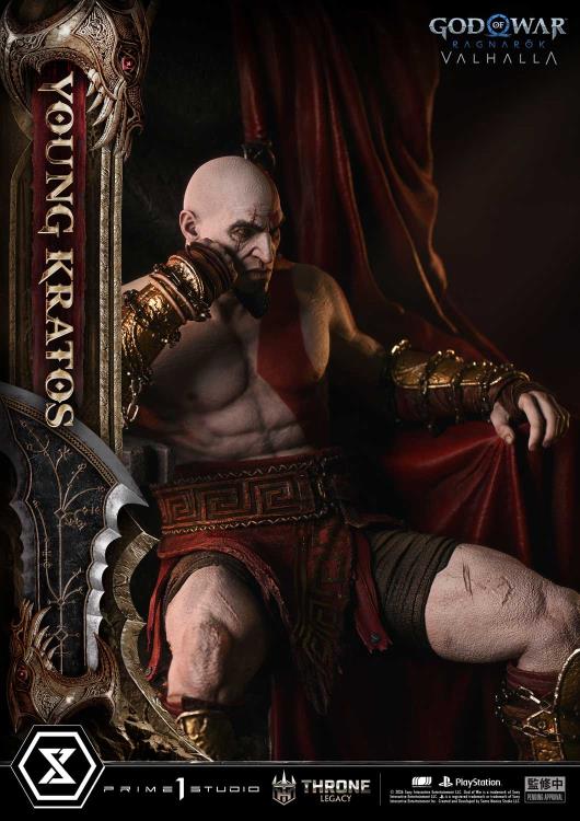God of War Ragnarok Throne Legacy Young Kratos (Bonus Ver.) 1/3 Scale Limited Edition Statue Gallery Image 24