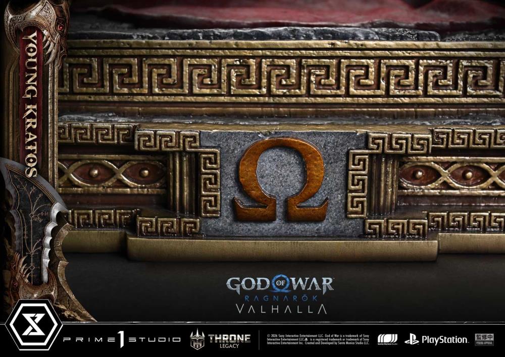 God of War Ragnarok Throne Legacy Young Kratos (Bonus Ver.) 1/3 Scale Limited Edition Statue Gallery Image 35