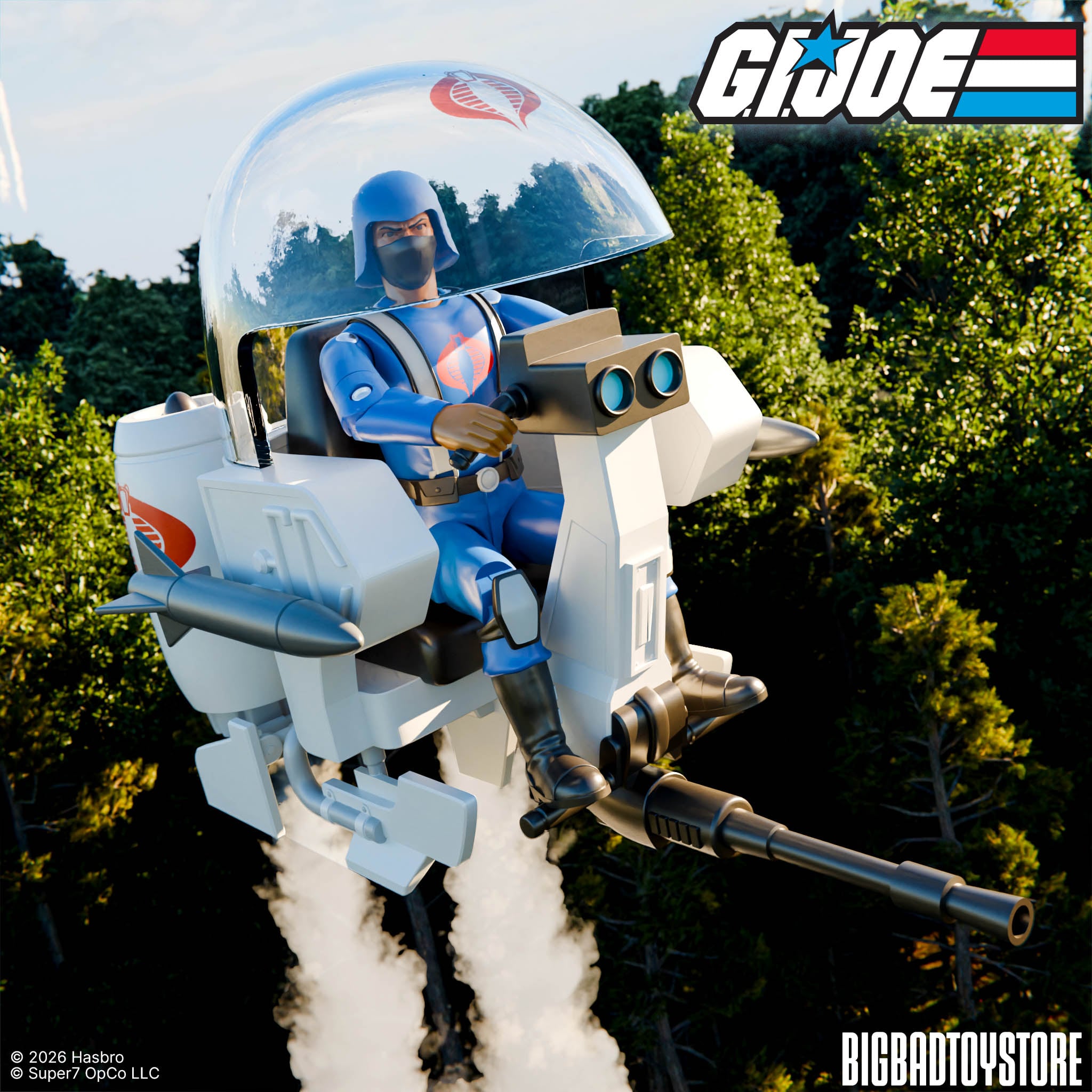 G.I. Joe ReAction+ Cobra Trubble Bubble SDCC 2026 BBTS Exclusive Vehicle with Figure Gallery Image 6