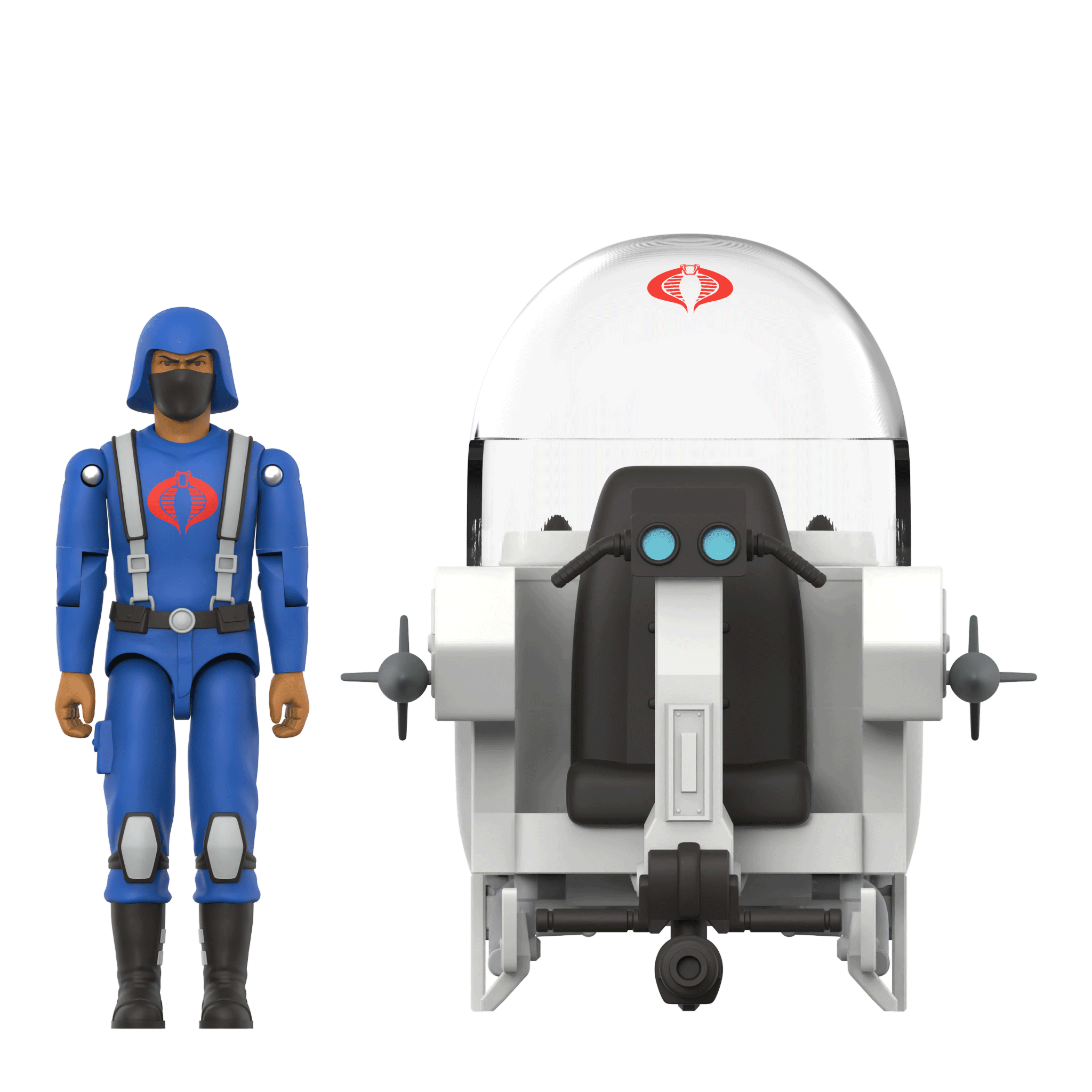 G.I. Joe ReAction+ Cobra Trubble Bubble SDCC 2026 BBTS Exclusive Vehicle with Figure Gallery Image 3
