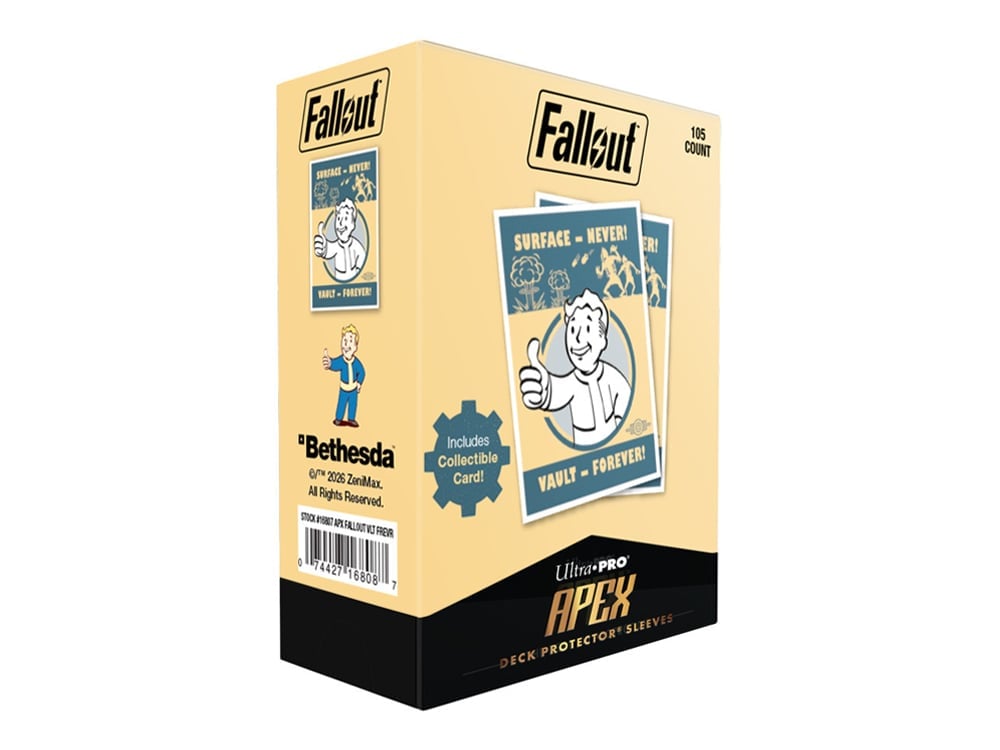 Fallout Vault Boy (Surface Never! Vault Forever!) Apex Deck Protector Card Sleeves (105 Count) Fallout Vault Boy (Surface Never! Vault Forever!) Apex Deck Protector Card Sleeves (105 Count)