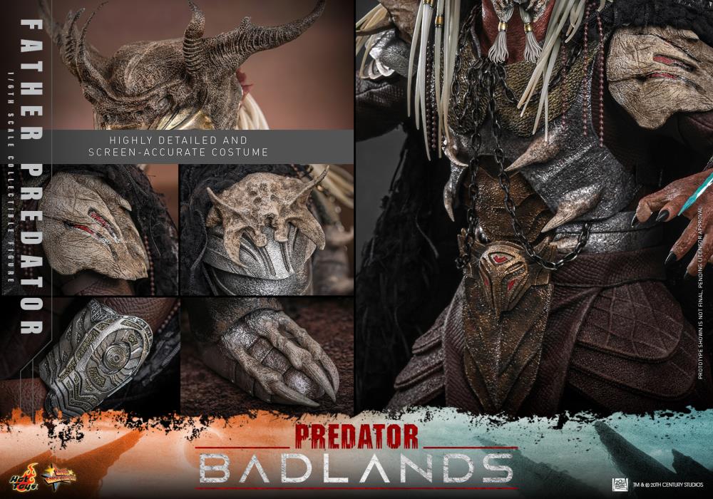 Predator: Badlands MMS863 Father Predator 1/6th Scale Collectible Figure Gallery Image 20