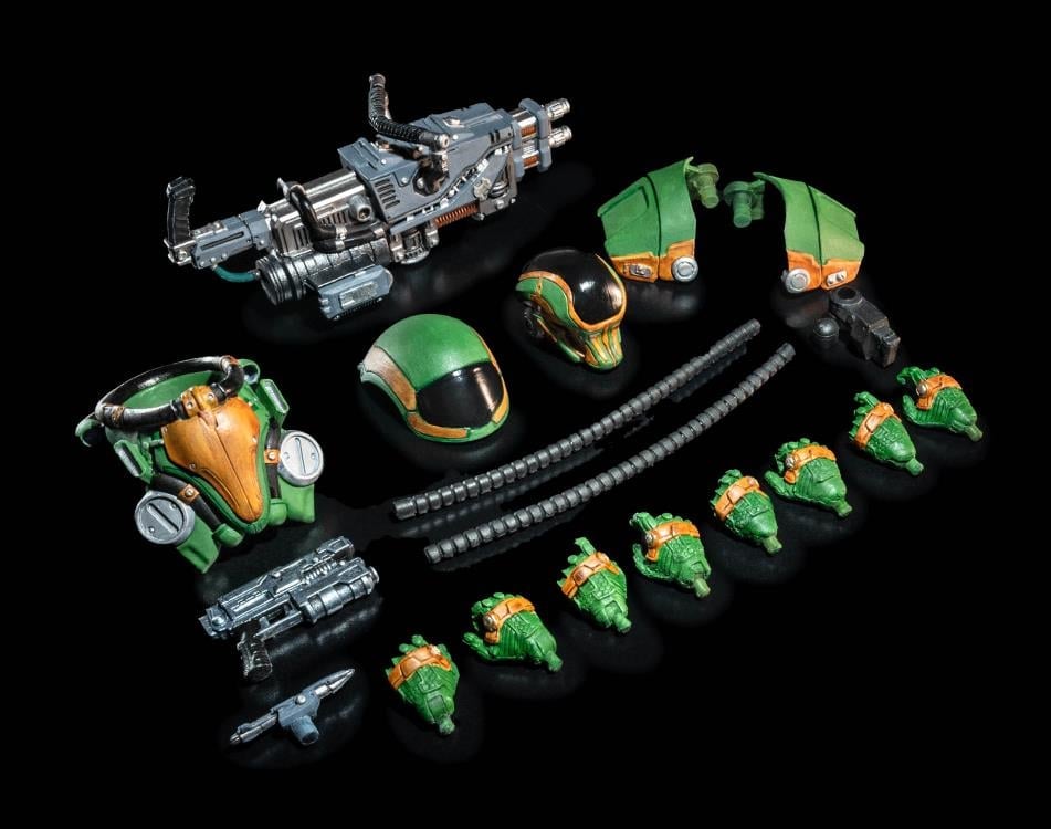 Cosmic Legions T.U.5.C.C. Heavy Gunner Action Figure Gallery Image 11