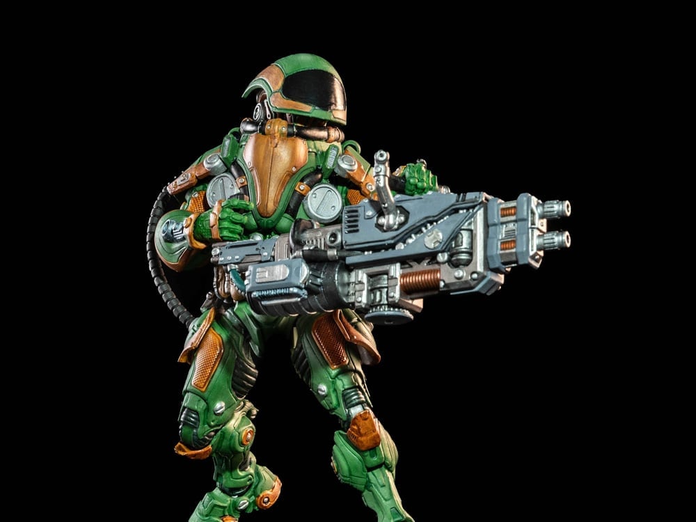 Cosmic Legions T.U.5.C.C. Heavy Gunner Action Figure Gallery Image 1