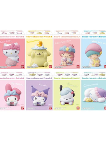Sanrio Character Friends 2 Box of 12 Random Figures Gallery Image 2