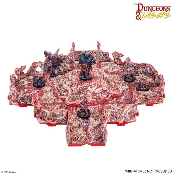 Dungeons & Lasers: Evil Eye Hive Pre-Painted Prismacast Terrain Set Gallery Image 5