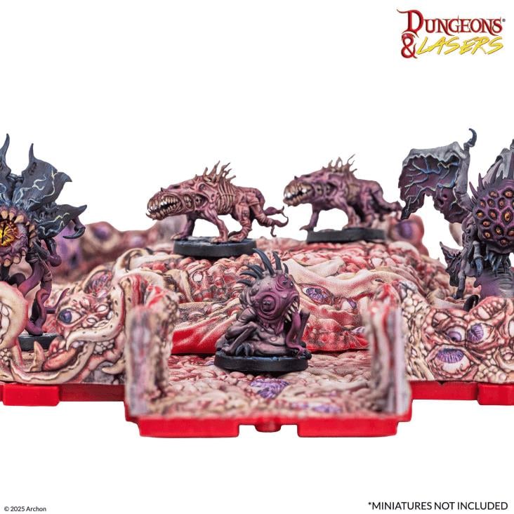 Dungeons & Lasers: Evil Eye Hive Pre-Painted Prismacast Terrain Set Gallery Image 6