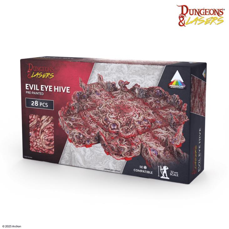 Dungeons & Lasers: Evil Eye Hive Pre-Painted Prismacast Terrain Set Gallery Image 8