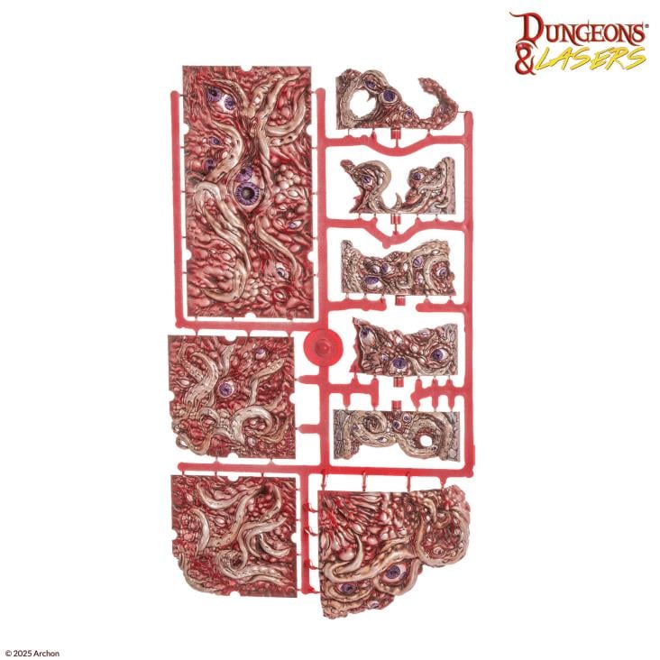 Dungeons & Lasers: Evil Eye Hive Pre-Painted Prismacast Terrain Set Gallery Image 7
