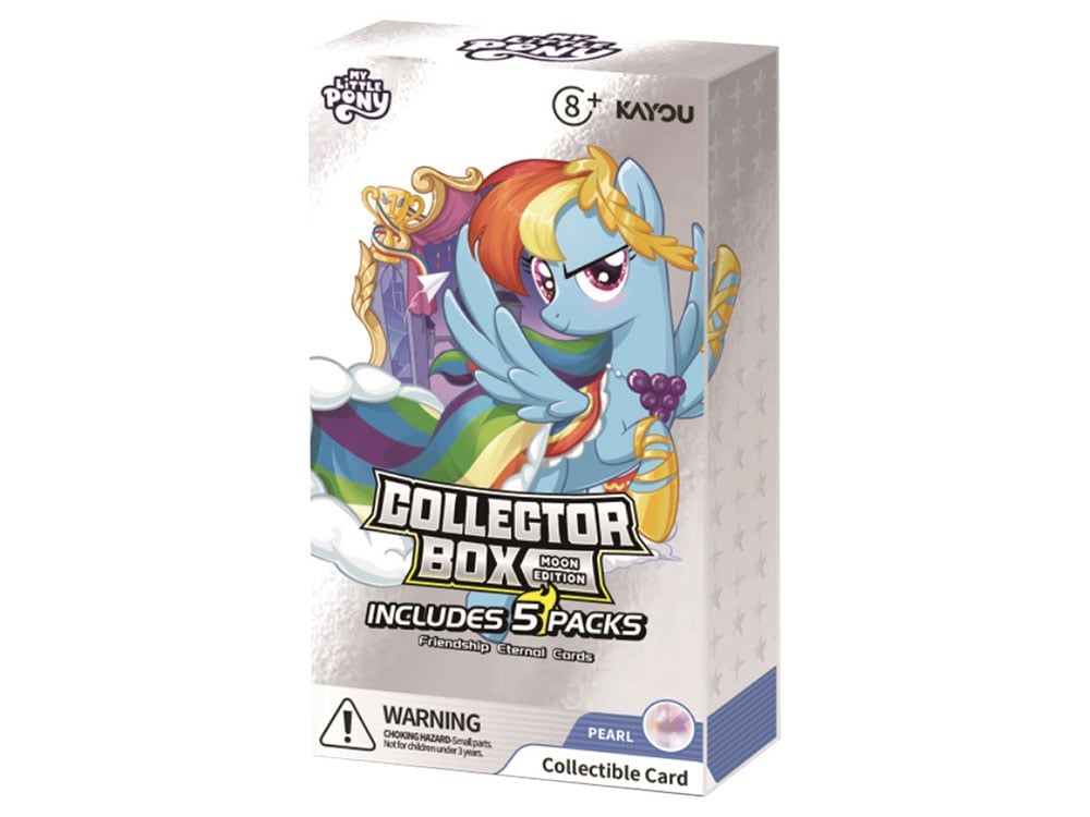 My Little Pony Trading Card Game: Friendship Eternal Cards Moon Edition Collector Box (5 Booster Packs) My Little Pony Trading Card Game: Friendship Eternal Cards Moon Edition Collector Box (5 Booster Packs)