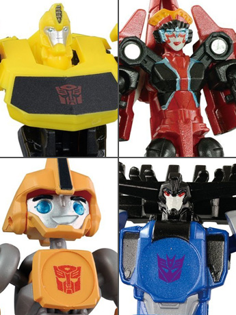 Transformers Adventure TAV-48 EZ Collection Team Bumblebee Vs Thunderhoof Gallery Image 2