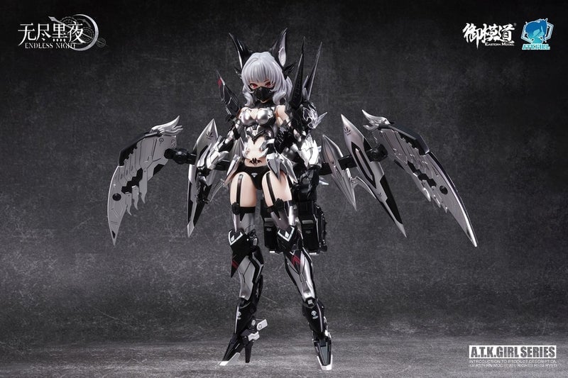 A.T.K. Girl Vampire Camilla (Phantom Silver Blond Enchantress) 1/12 Scale Model Kit Gallery Image 3