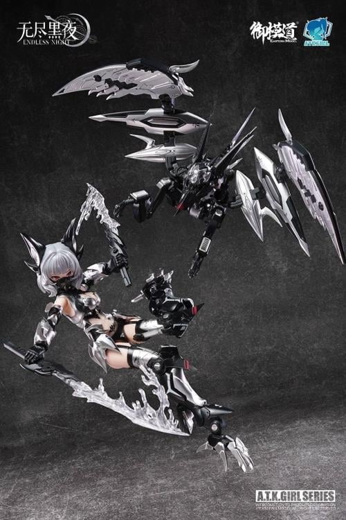 A.T.K. Girl Vampire Camilla (Phantom Silver Blond Enchantress) 1/12 Scale Model Kit Gallery Image 9