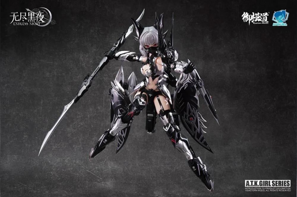 A.T.K. Girl Vampire Camilla (Phantom Silver Blond Enchantress) 1/12 Scale Model Kit Gallery Image 5