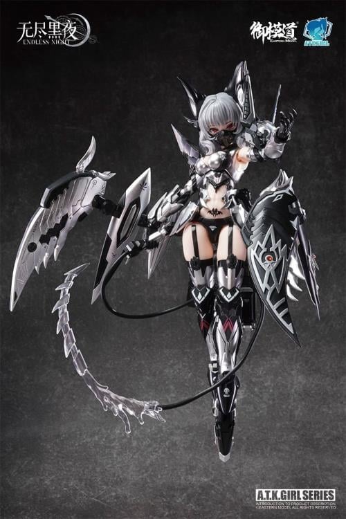 A.T.K. Girl Vampire Camilla (Phantom Silver Blond Enchantress) 1/12 Scale Model Kit Gallery Image 8