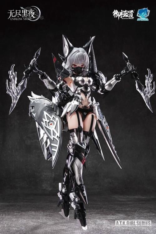 A.T.K. Girl Vampire Camilla (Phantom Silver Blond Enchantress) 1/12 Scale Model Kit Gallery Image 10