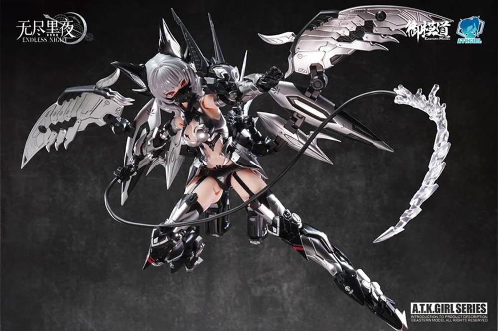 A.T.K. Girl Vampire Camilla (Phantom Silver Blond Enchantress) 1/12 Scale Model Kit Gallery Image 4