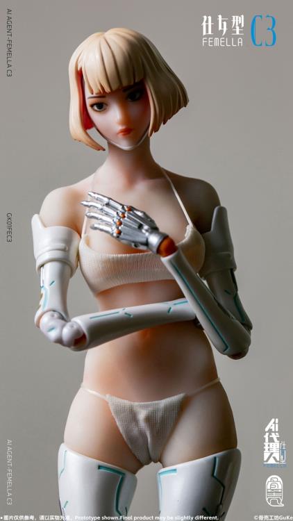 AI Agent Femella C3 (Solid Color Edition) 1/12 Scale Action Figure Gallery Image 29