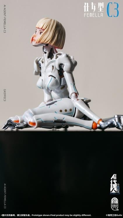 AI Agent Femella C3 (Solid Color Edition) 1/12 Scale Action Figure Gallery Image 18