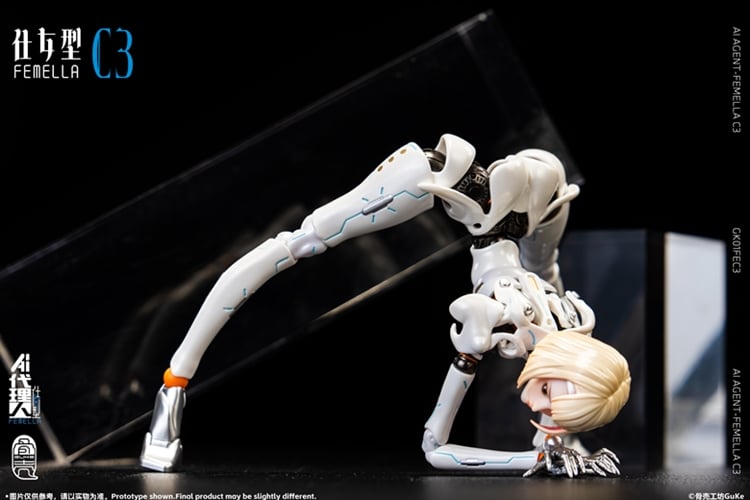 AI Agent Femella C3 (Solid Color Edition) 1/12 Scale Action Figure Gallery Image 11