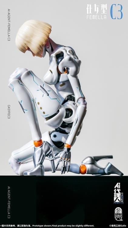 AI Agent Femella C3 (Solid Color Edition) 1/12 Scale Action Figure Gallery Image 23
