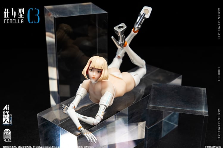 AI Agent Femella C3 (Solid Color Edition) 1/12 Scale Action Figure Gallery Image 30