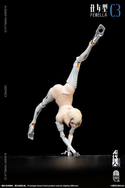 AI Agent Femella C3 (Solid Color Edition) 1/12 Scale Action Figure Gallery Image 32