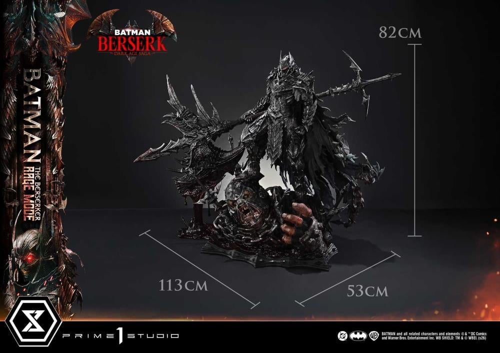 DC Comics Ultimate Premium Masterline Batman: The Berserker Rage Mode (Deluxe Ver.) 1/4 Scale Statue Gallery Image 43