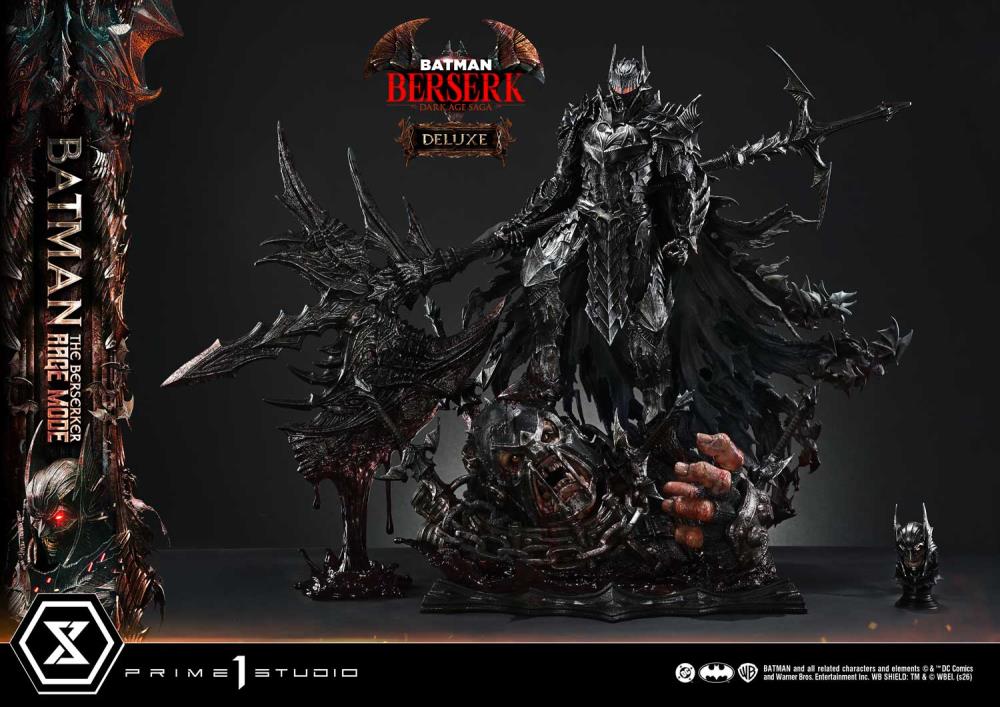 DC Comics Ultimate Premium Masterline Batman: The Berserker Rage Mode (Deluxe Ver.) 1/4 Scale Statue Gallery Image 13