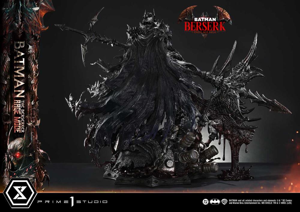DC Comics Ultimate Premium Masterline Batman: The Berserker Rage Mode (Deluxe Ver.) 1/4 Scale Statue Gallery Image 16
