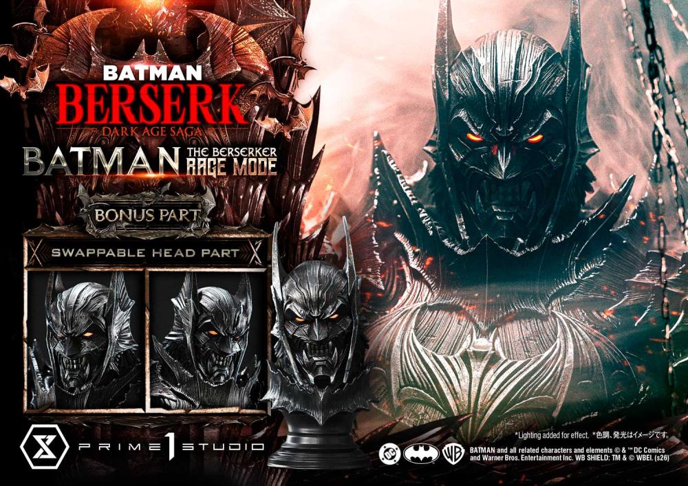 DC Comics Ultimate Premium Masterline Batman: The Berserker Rage Mode (Deluxe Ver.) 1/4 Scale Statue Gallery Image 47