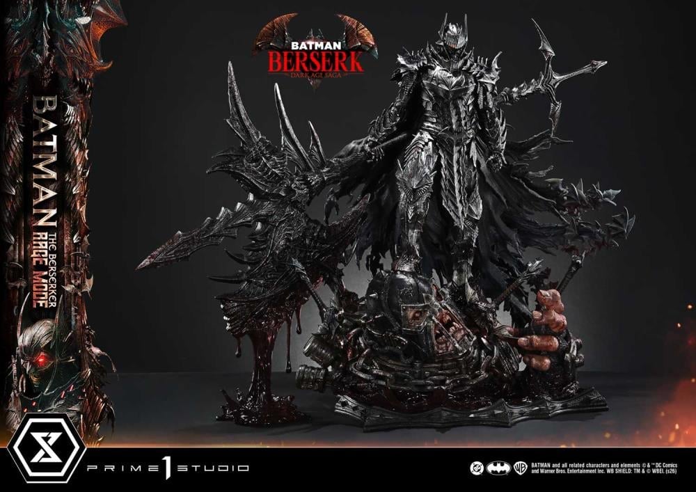 DC Comics Ultimate Premium Masterline Batman: The Berserker Rage Mode (Deluxe Ver.) 1/4 Scale Statue Gallery Image 15