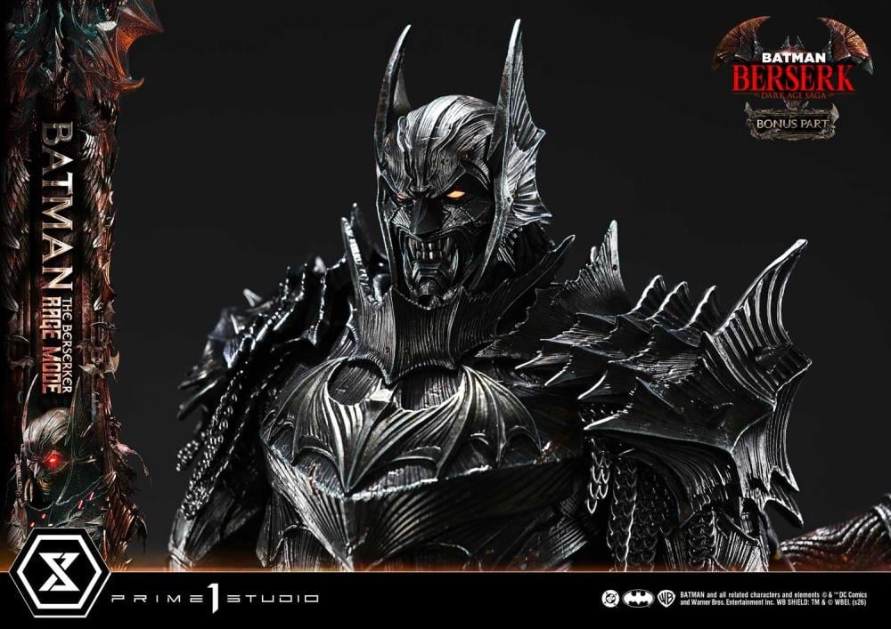 DC Comics Ultimate Premium Masterline Batman: The Berserker Rage Mode (Deluxe Ver.) 1/4 Scale Statue Gallery Image 6