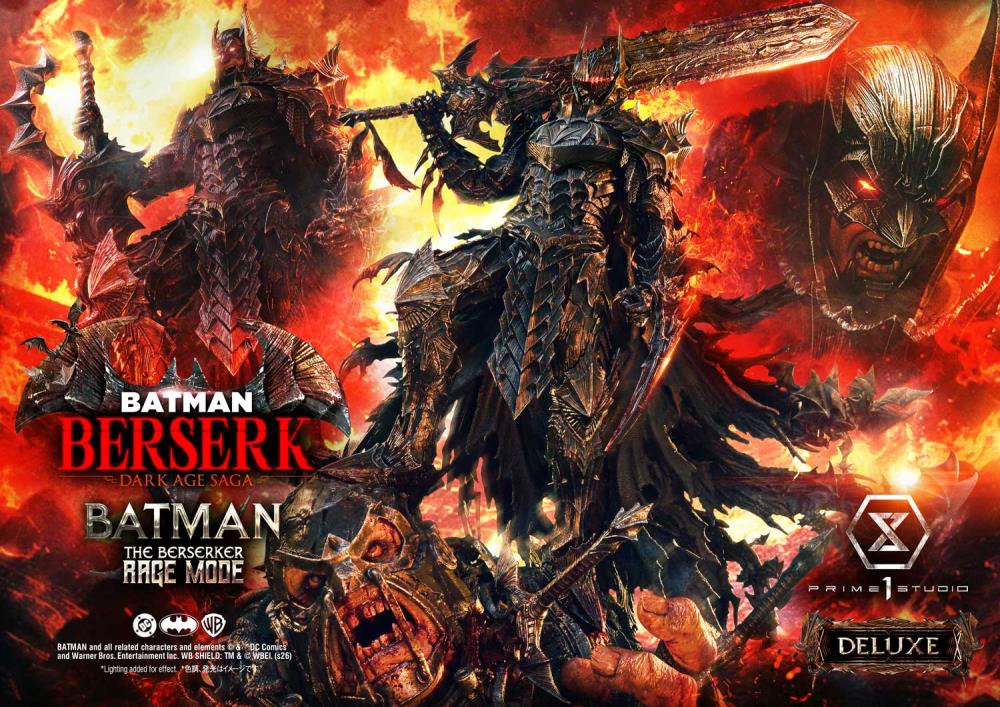DC Comics Ultimate Premium Masterline Batman: The Berserker Rage Mode (Deluxe Ver.) 1/4 Scale Statue Gallery Image 3